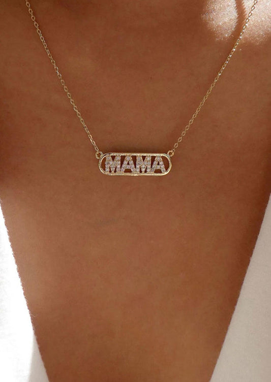 MAMA Diamond Necklace